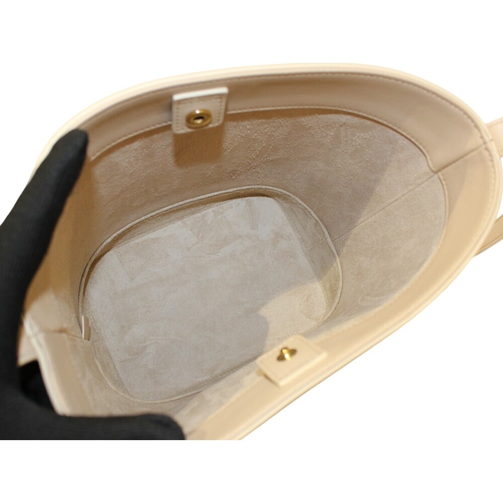 Celine Bucket Cuir Triomphe Beige Tan Calfskin Leather Shoulder Bag - Picture 5 of 7